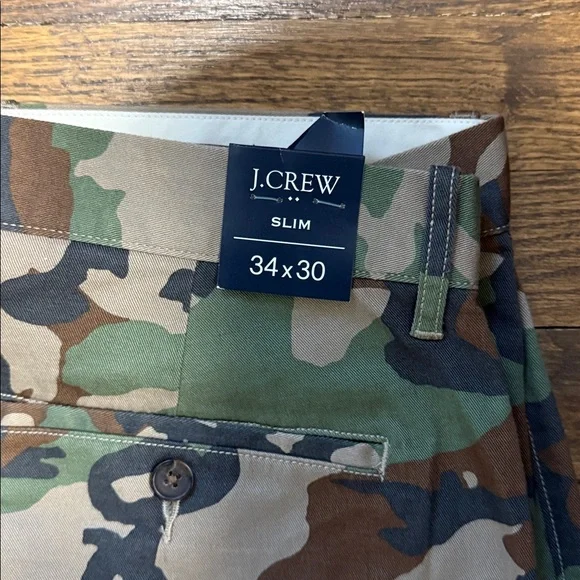 J. Crew Men's Green and Brown Cano pants 34x 30 - Picture 6 of 7